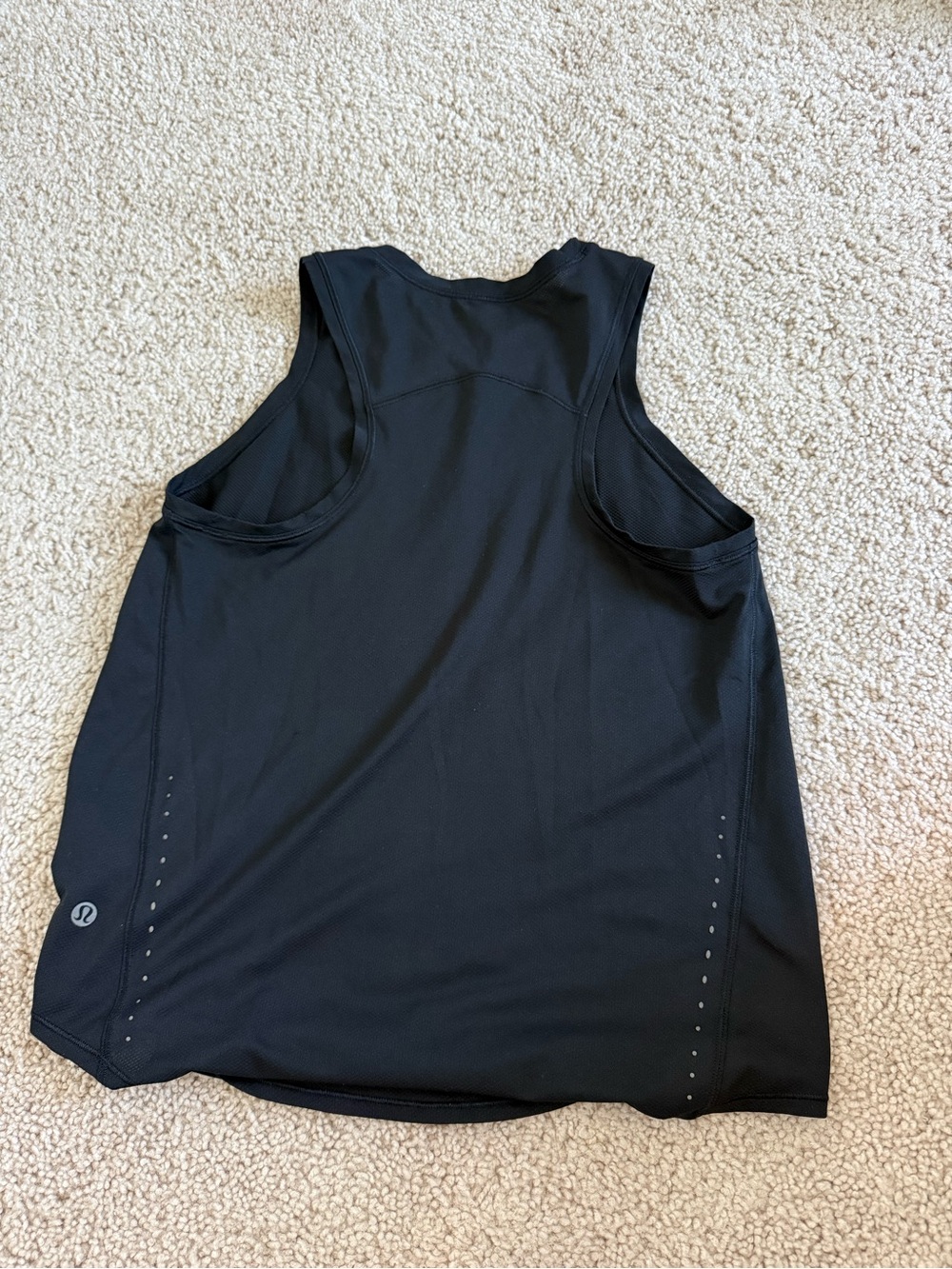 lululemon athletica Black Performance Racerback Tank